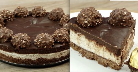 Przepyszne ciasto Ferrero Rocher