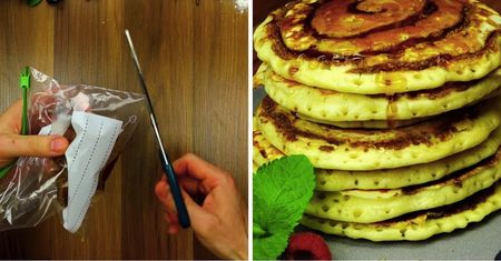 Pancakes ze ślimakiem - czyli genialne naleśniki ze wzorkiem