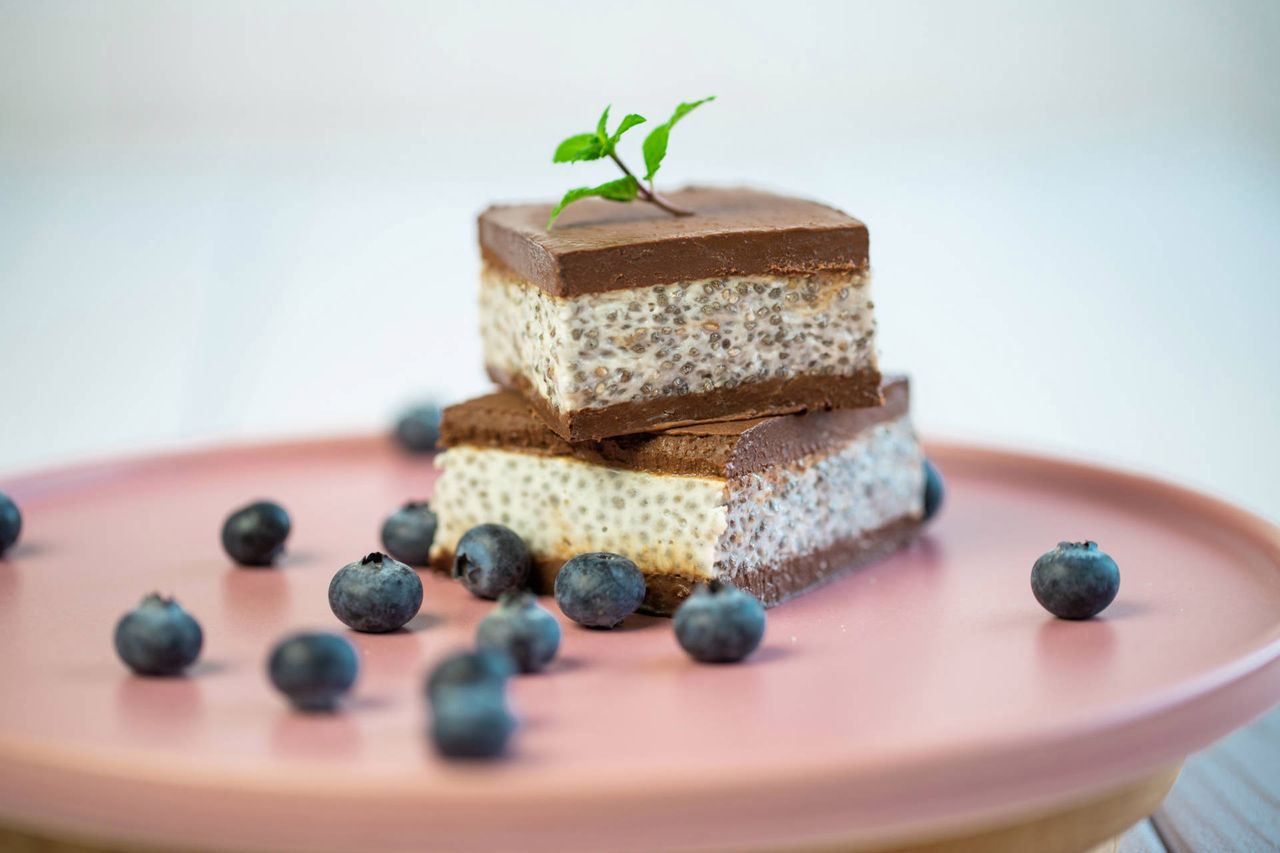 Ptasie mleczko z chia w lżejszej wersji