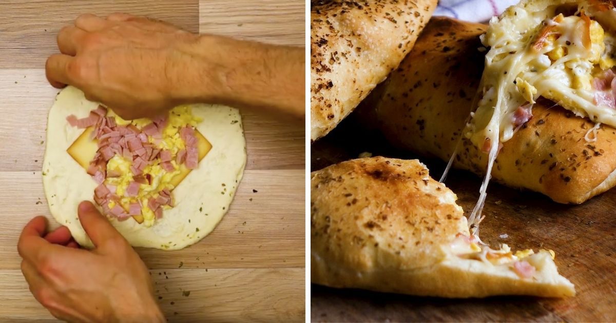 Przepis na calzone w wersji śniadaniowej
