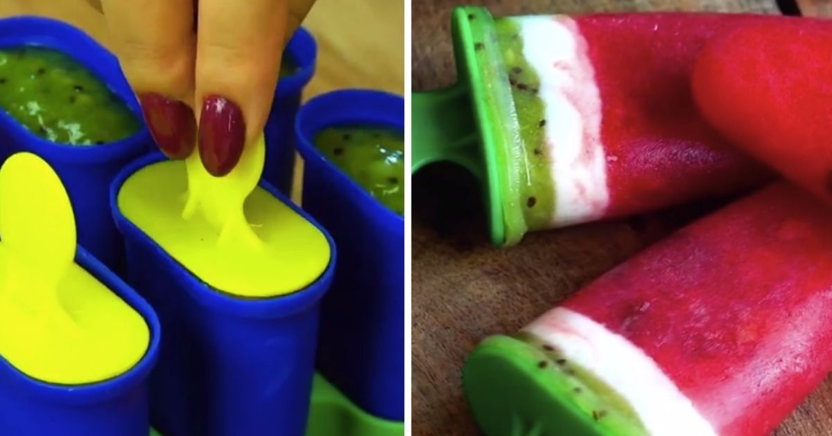 Arbuzowe lody domowej roboty dla malucha