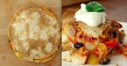 Niezwykła tortilla z przepysznym farszem podana w formie ciasta