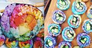 Tęczowe sushi naprawdę istnieje i wygląda cudnie. Nie uwierzysz, póki nie zobaczysz na własne oczy!