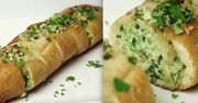 Bagietka czosnkowa faszerowana pysznym dipem