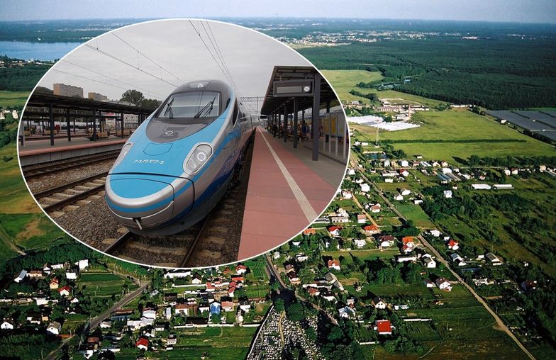 Nowa linia kolejowa dla pociągów pendolino może podzielić gminę Wieliszew na pół.