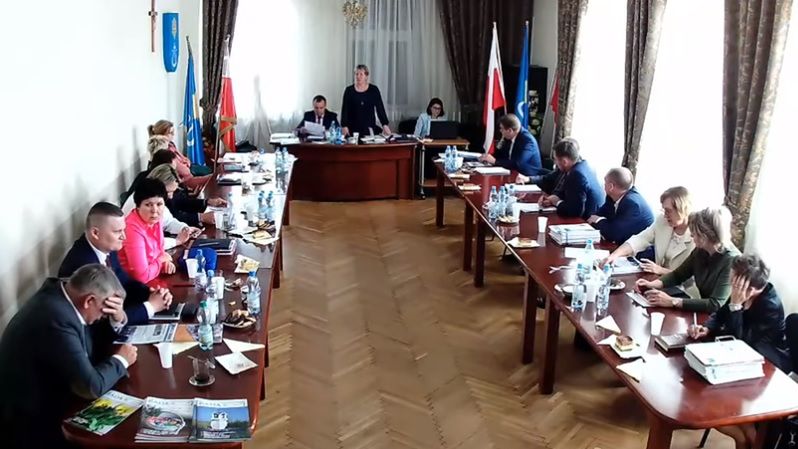 Sesja Rady Gminy Wola Krzysztoporska.