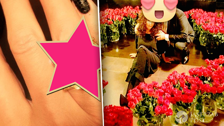 Ewa Minge pierścionek zaręczynowy