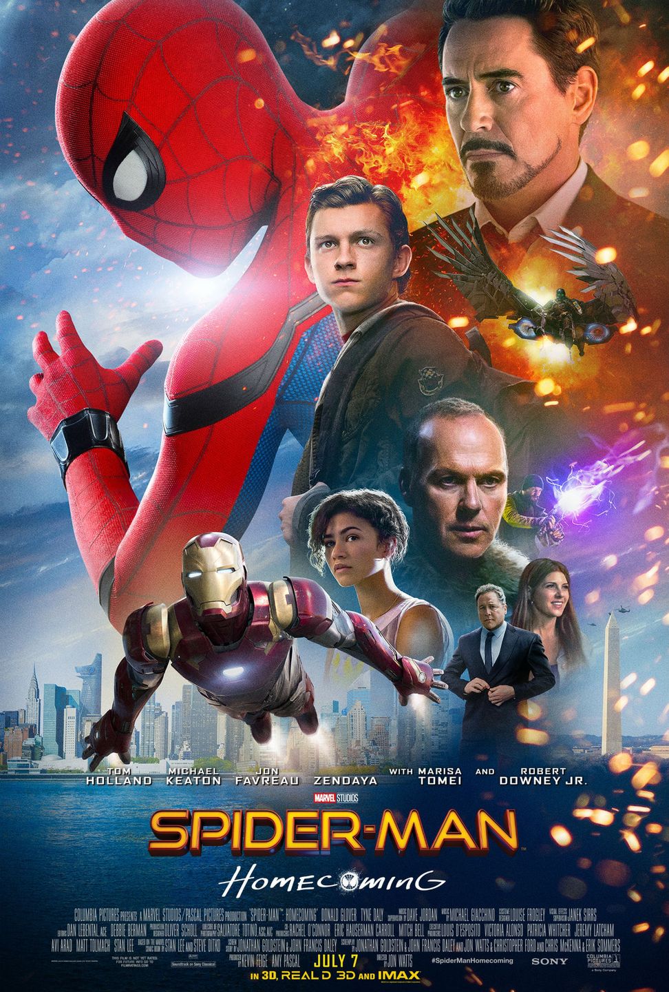 Plakat filmu "Spider-Man: Homecoming" 