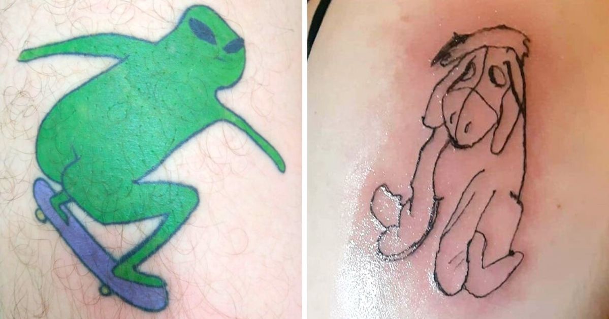 21 tak źle wykonanych tatuaży, że właściciele chcieli je usunąć zaraz po wyjściu od tatuażysty