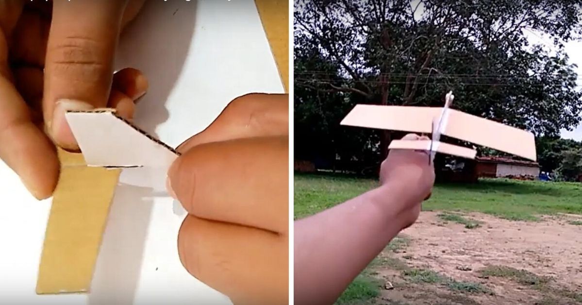 Jak zrobić samolot z kartonu?