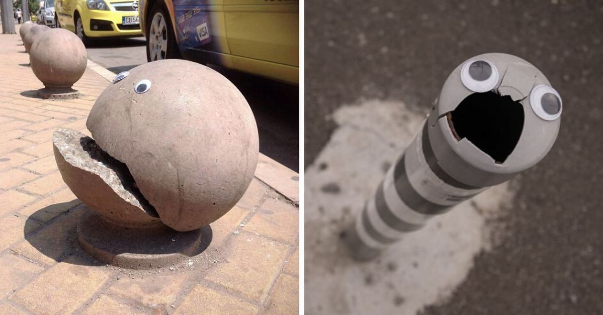 20 Damaged Urban Landscape Elements That Have Become Amusing Pieces of Art!