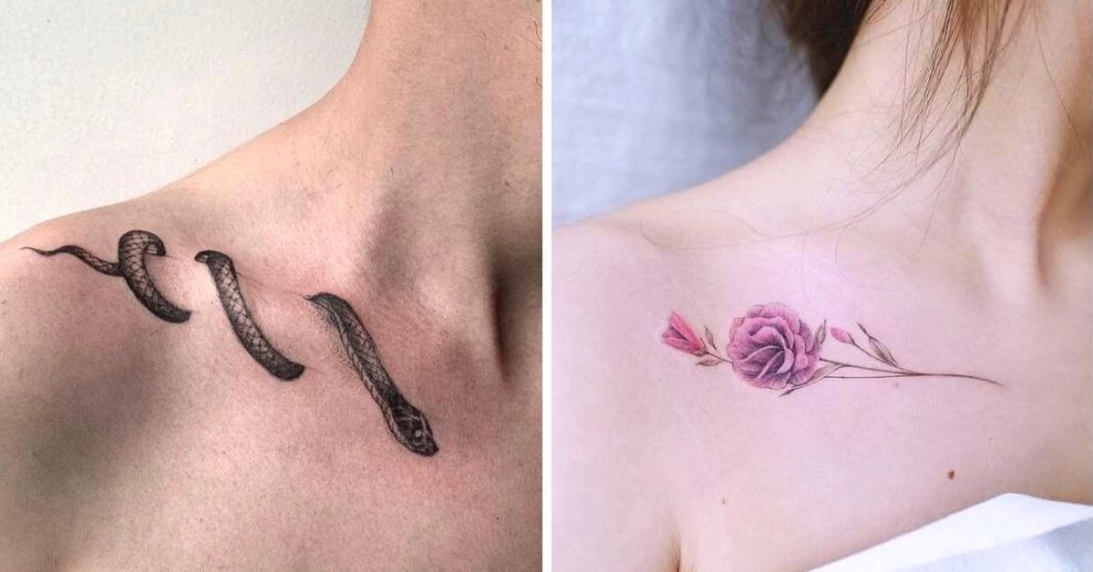 19 Delicate Clavicle Tattoo Ideas