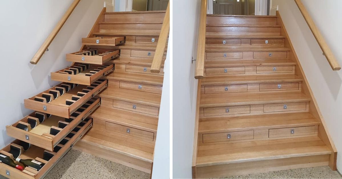 The Stairs to Help You Survive the Summer at Home. It’s All About the Things They Stash!