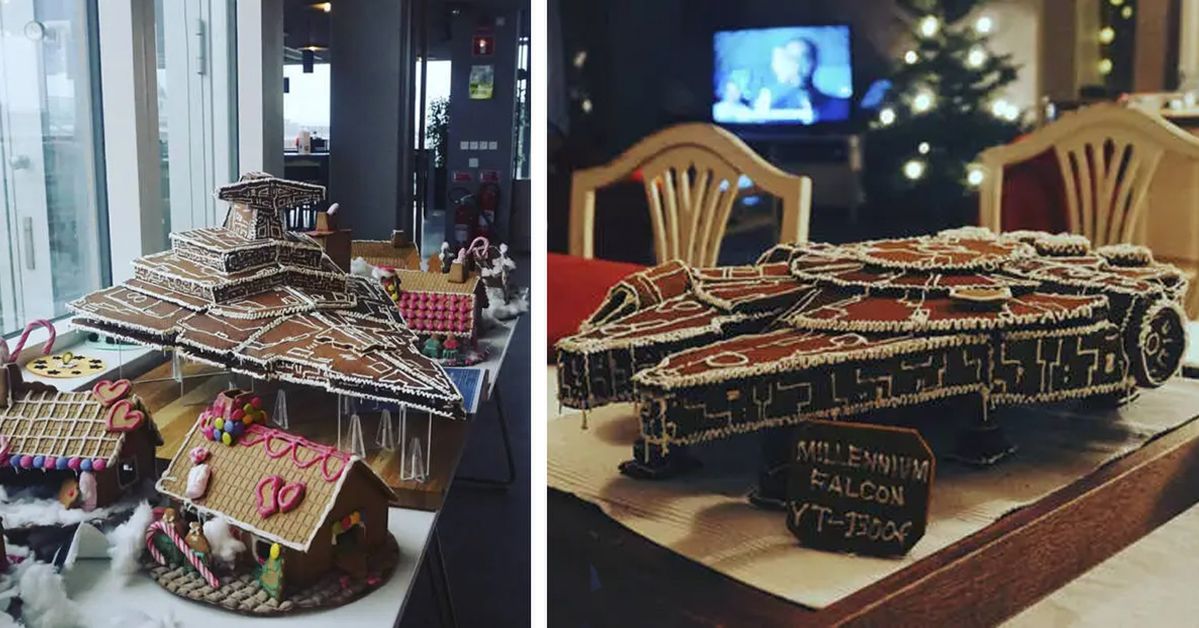 Amazing Gingerbread 'Star Wars' Spaceships