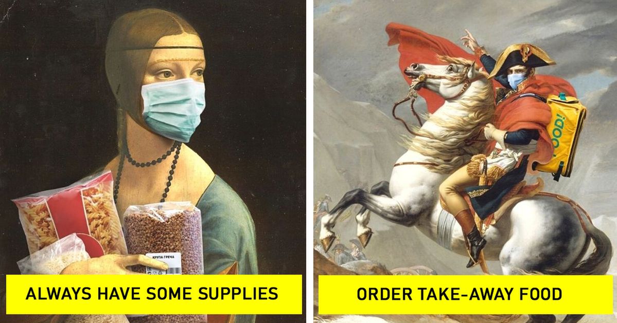 Art of Quarantine – Paintings Come off the Walls to Help Fight the Virus