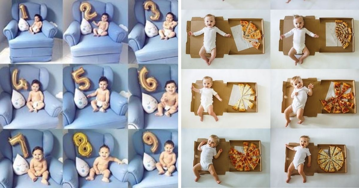 From the Birth till the First Birthday. 21 Ideas for Photo Sessions Recording How Our Children Grow