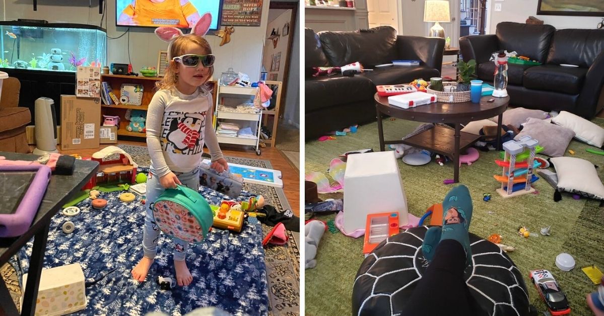 19 Moms Show What Their Homes Really Look Like When They’re Too Tired to Clean Them