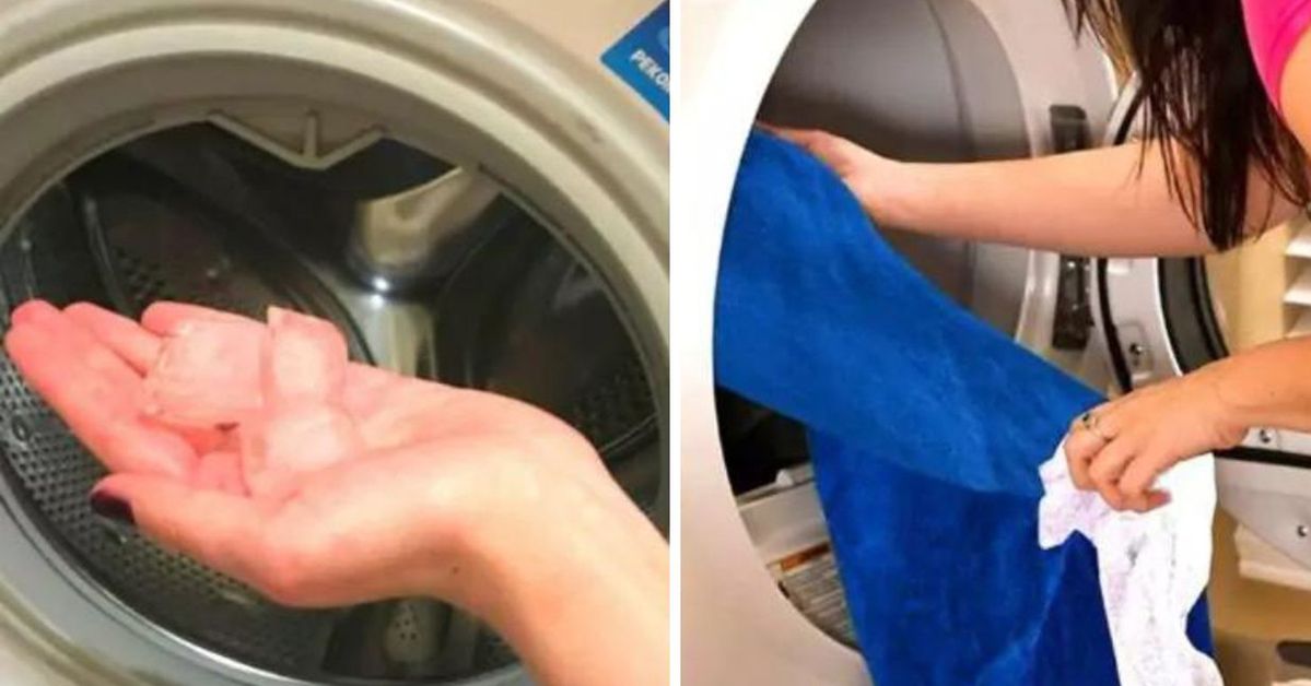 Make Lots of Ice Cubes and Forget About Ironing. A Simple Trick for Owners of Automatic Dryers