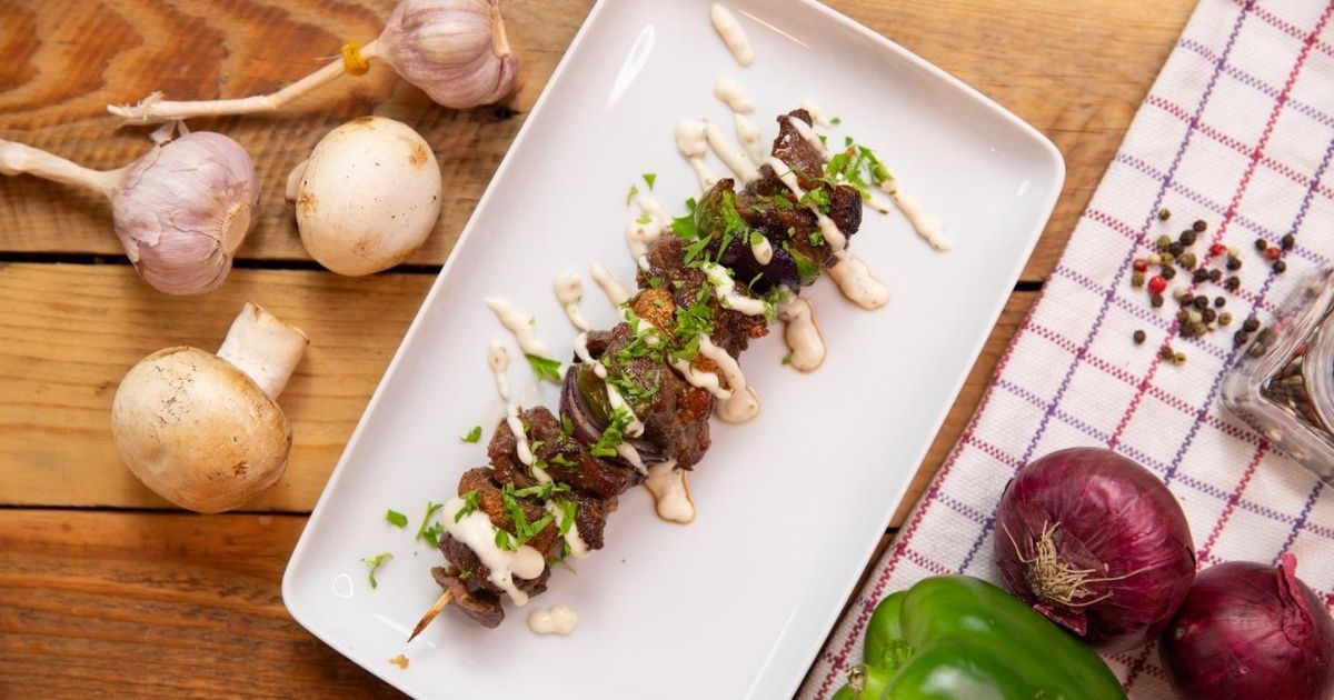 Szaszłyki z mięsa wołowego