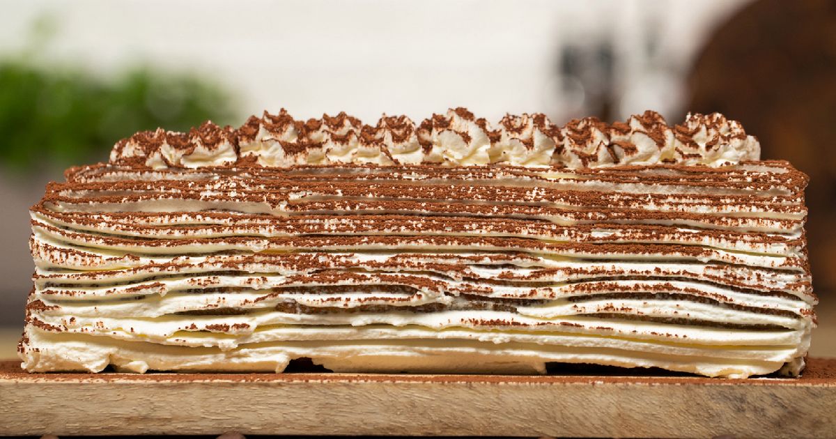 Rolada tiramisu