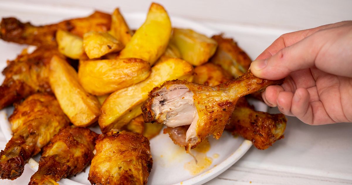 Chrupiące podudzia z kurczaka