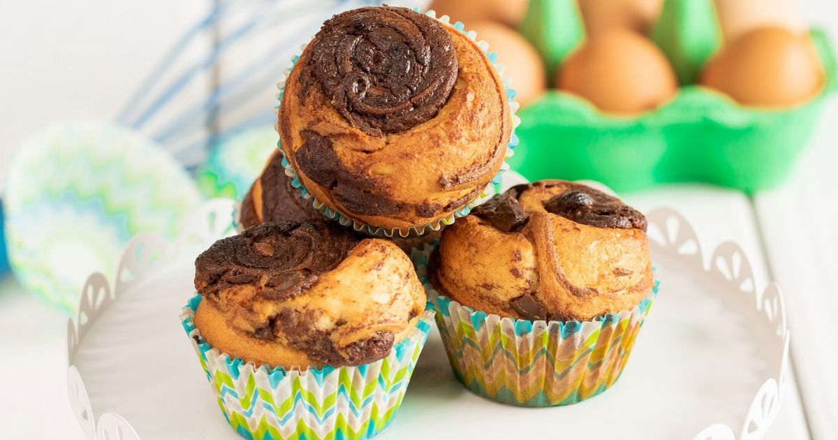 Babeczki z kremem czekoladowym