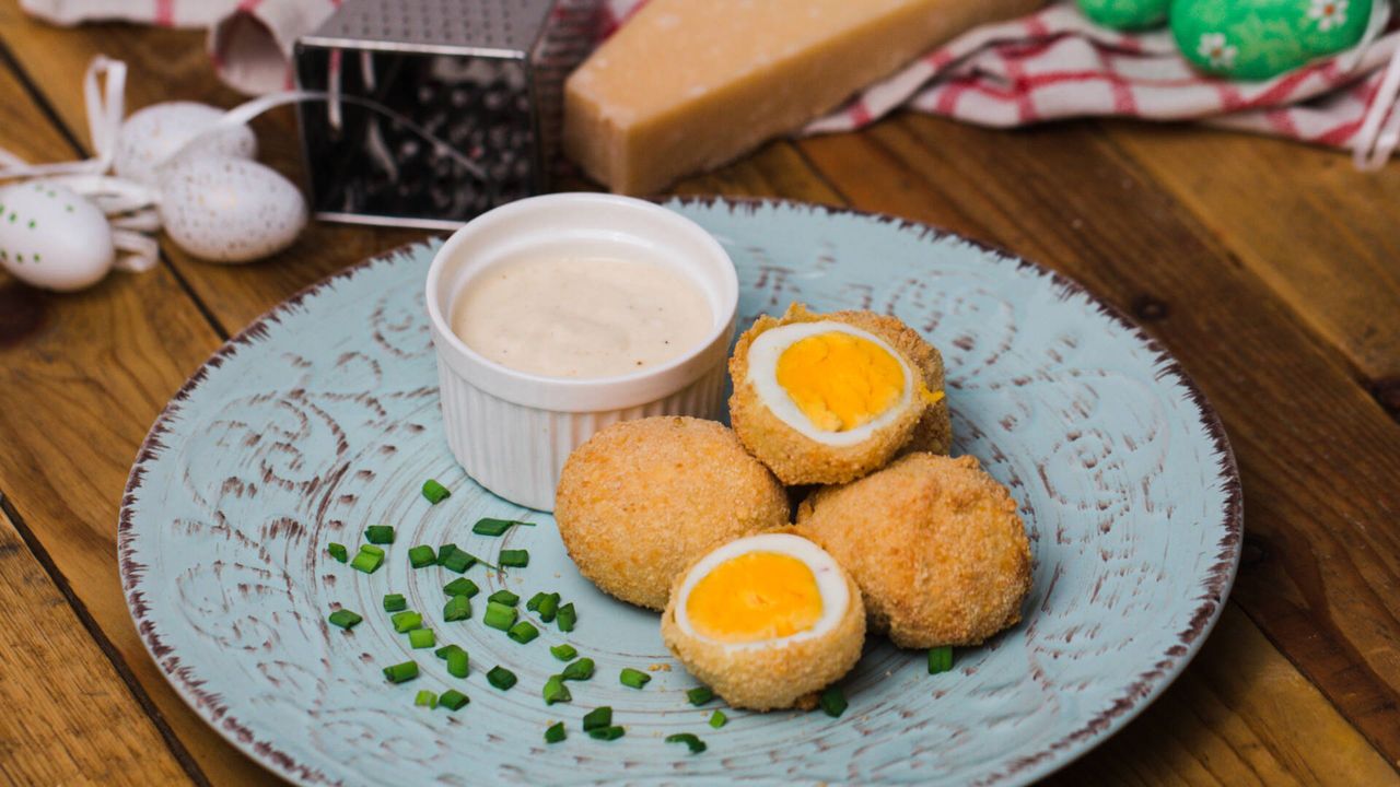 Jajka w chrupiącej panierce