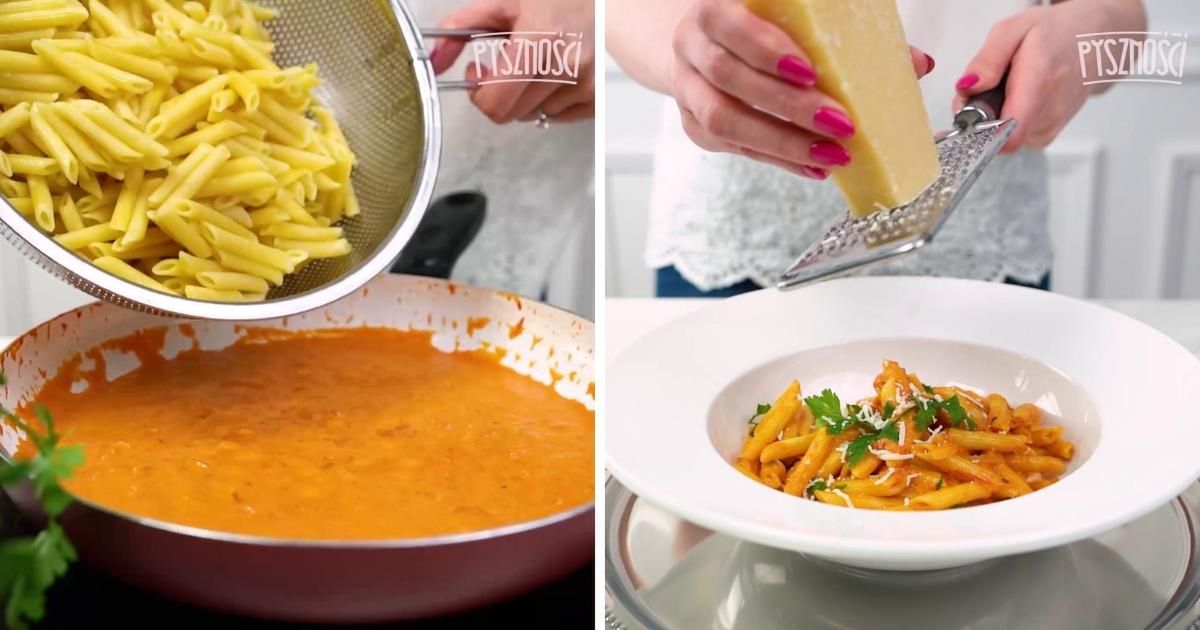 Penne alla vodka – makaron z wódką. Przepis Gigi Hadid. Składniki i wykonanie krok po kroku