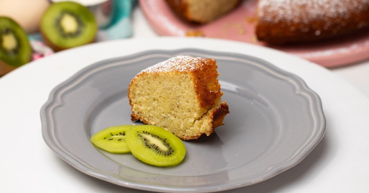 Mega puszyste ciasto z kiwi