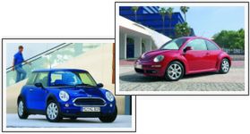 Mini One kontra VW New Beetle