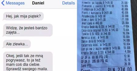 Była na pysznej kolacji z mężczyzną. Kilka dni później dostała od niego szokującą wiadomość