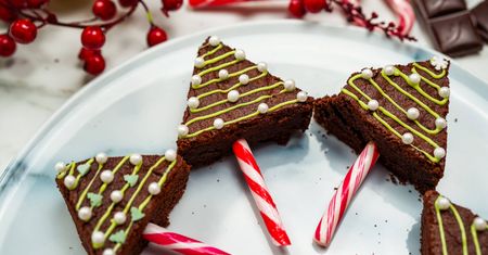 Choinkowe brownie