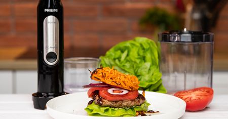 Burger z batatów