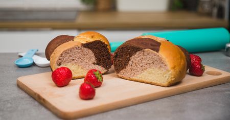 Maślana chałka w 3 kolorach. Prosty przepis na pyszną chałkę