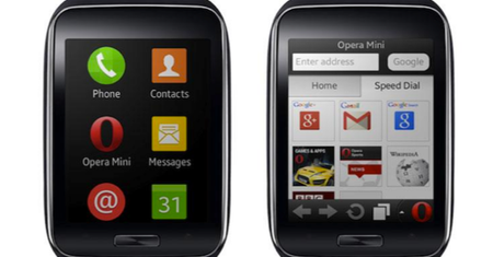Opera Mini w zegarku Samsung Gear S