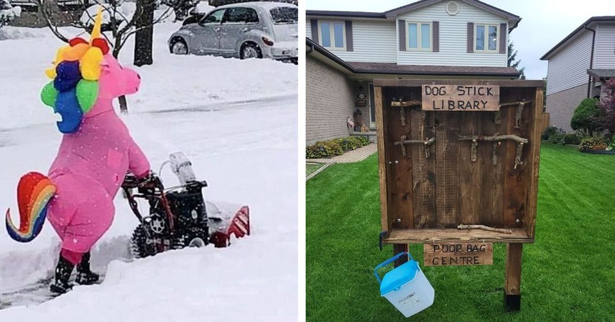 17 Resourceful Neighbors Who Don’t Take Things Too Seriously. And Their Imagination Never Runs Out