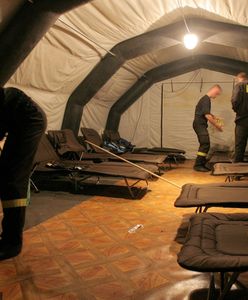 Policyjni antyterroryści śpią w namiotach. "Zimowa operacja" podczas COP24