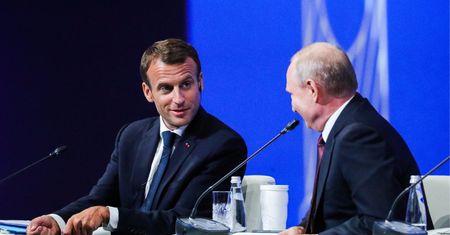 Macron do rosyjskich opozycjonistów: "nie odpowiadam za sprawiedliwość w waszym kraju"