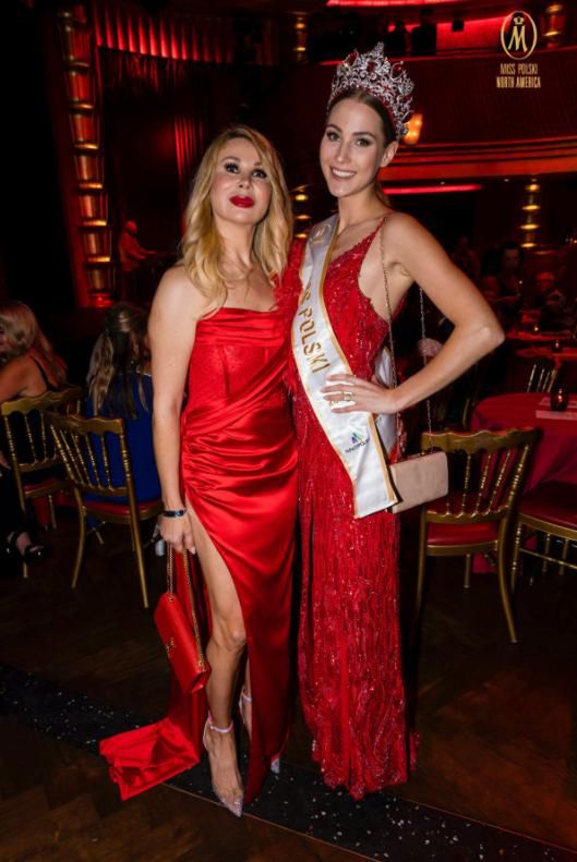 Wielka gala Miss Polski Ameryki Północnej 2021. Agata Wdowiak i Anna Kobylarz