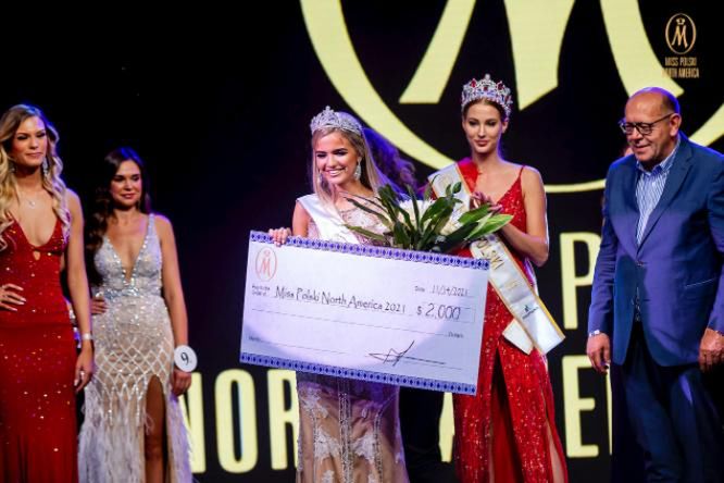 Wielka gala Miss Polski Ameryki Północnej 2021. Zwyciężczyni konkursu, czyli Oliwia Nawrot i Agata Wdowiak