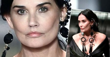 Co się stało z twarzą Demi Moore? Wrzuciła na Instagram pierwsze zdjęcie po pokazie Fendi. Jak teraz wygląda?