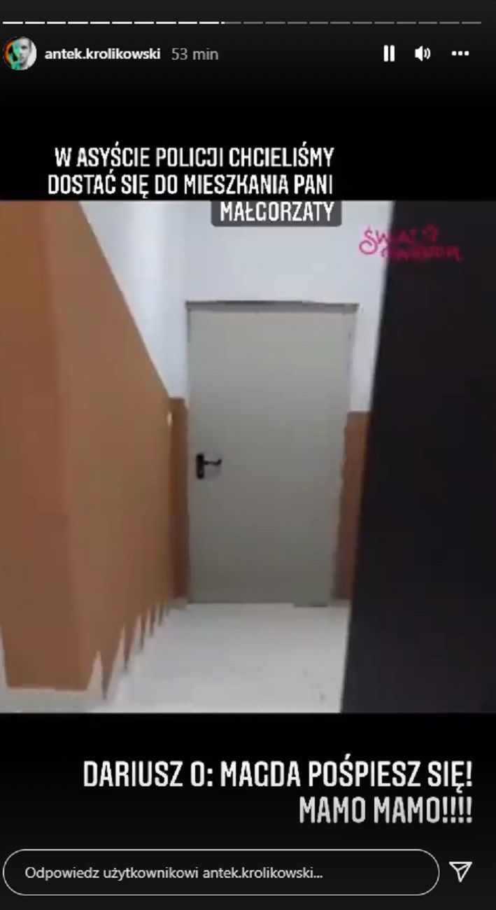 Antek Królikowski o strzelaninie z udziałem teścia