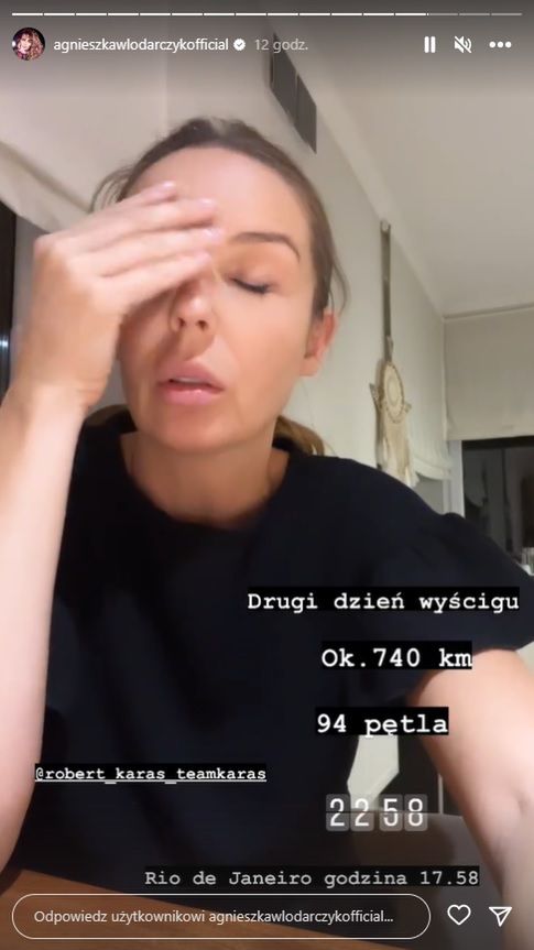 Agnieszka Włodarczyk boi się o Roberta Karasia