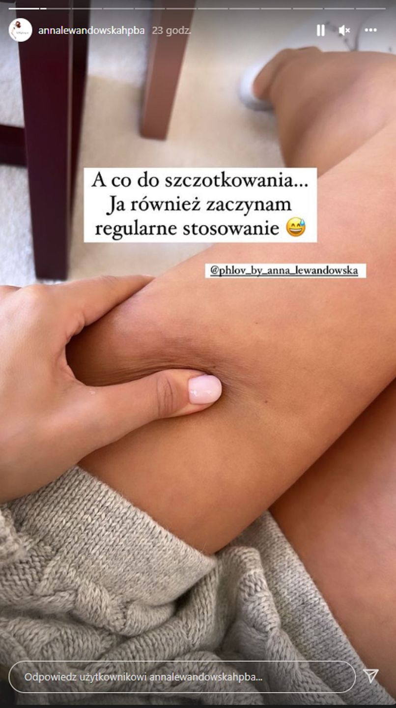 Anna Lewandowska pokazała cellulit