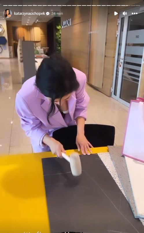 Kasia Cichopek testuje kuchenne blaty