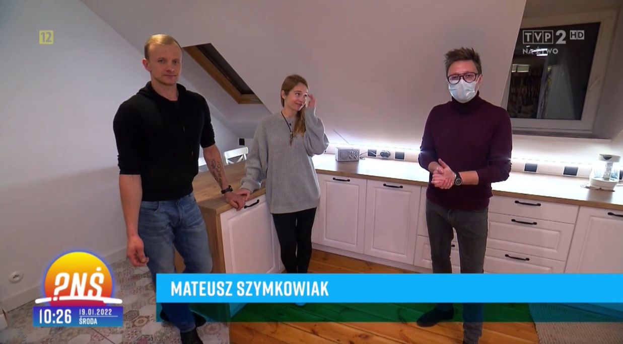 Paweł Bodzianny i Marta Paszkin - nowe mieszkanie screen Pytanie na śniadanie