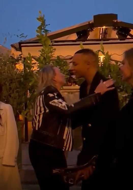 Zuzanna Anna Kamińska (Zozo Design) i Olivier Rousteing (Balmain)