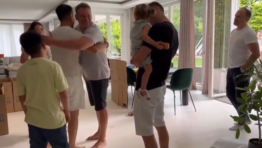 Anna i Robert Lewandowscy żegnają się z Monachium
