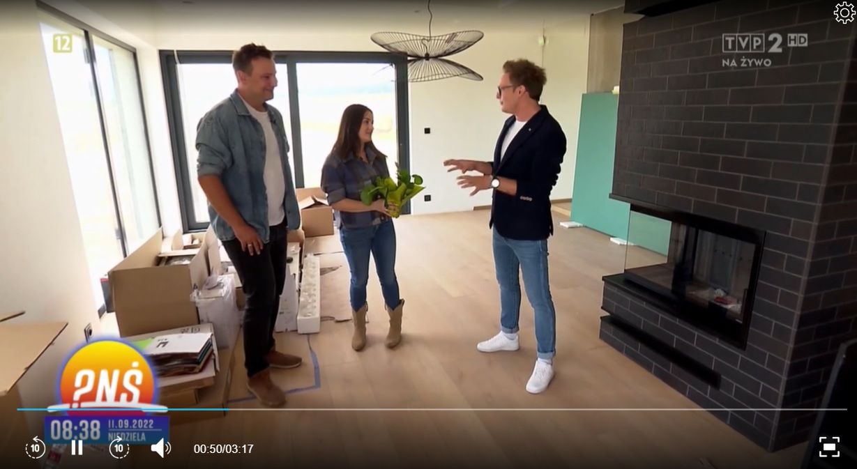 Grzegorz i Anna Bardowscy pokazali dom, screen Pytanie na śniadanie