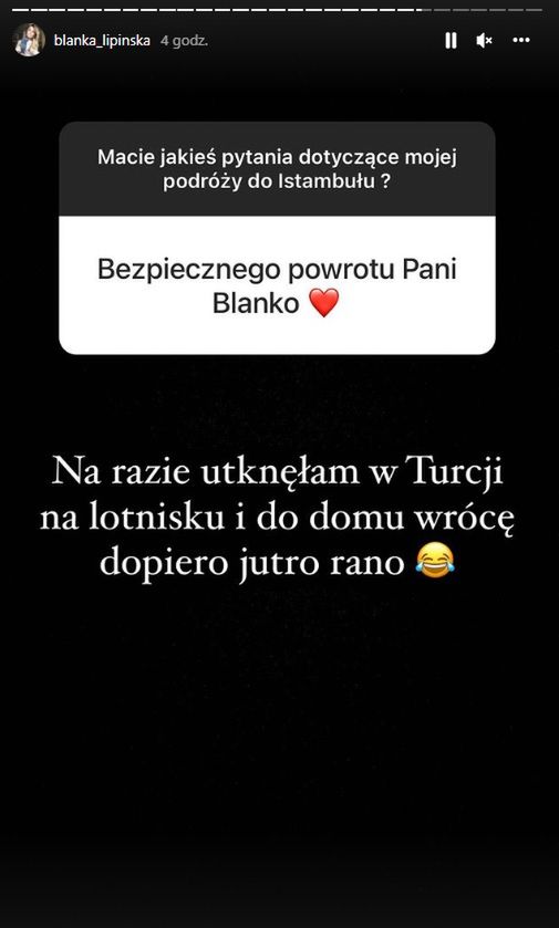 Blanka Lipińska utknęła na lotnisku w Turcji